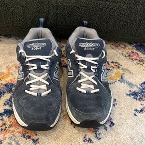 New Balance 608v3 Men's Athletic Shoes - Gray and White